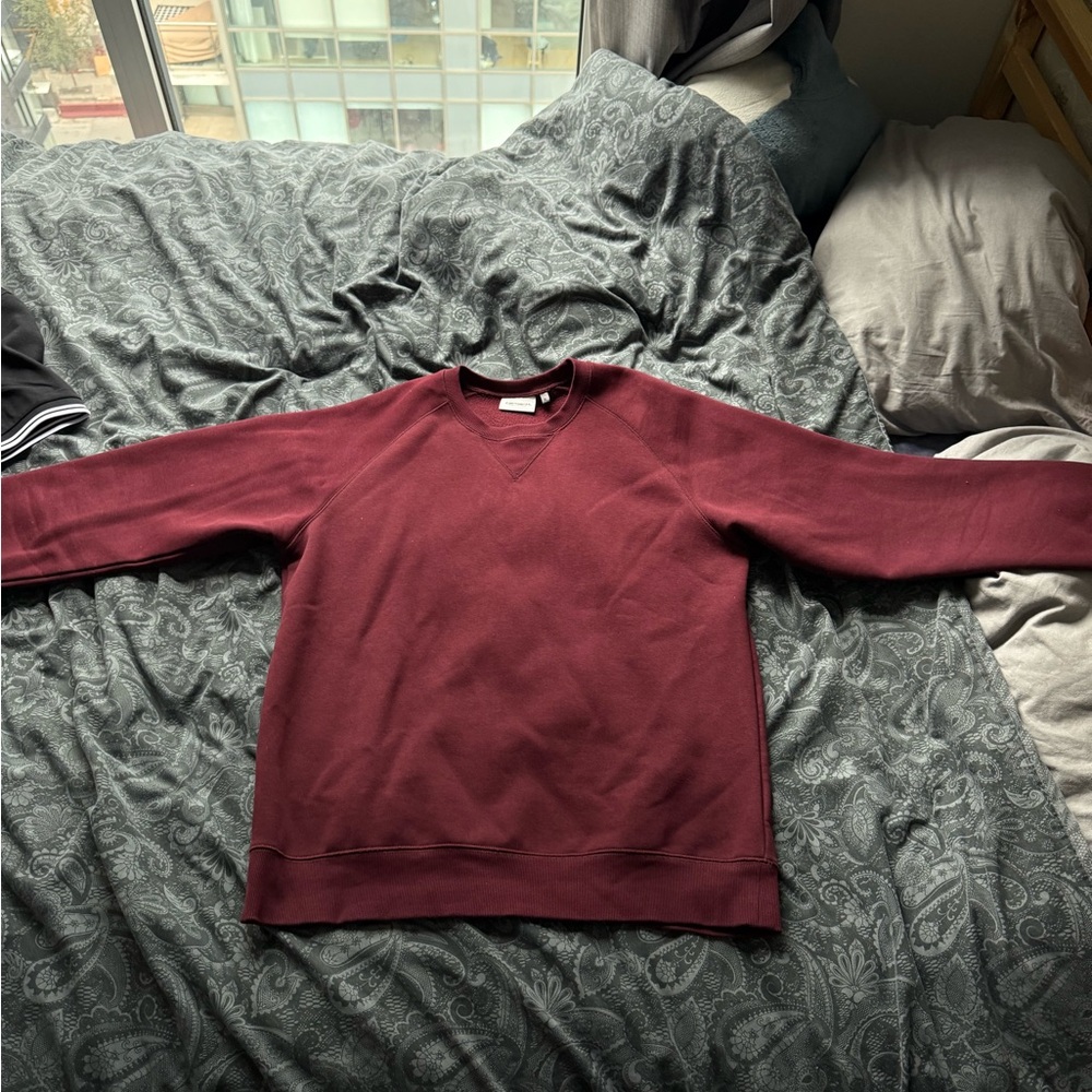 Carhartt WIP Men's Burgundy Sweatshirt